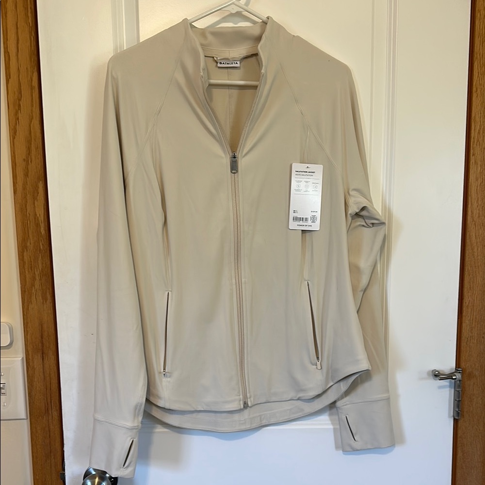 NWT Athleta Salutation Jacket Bone